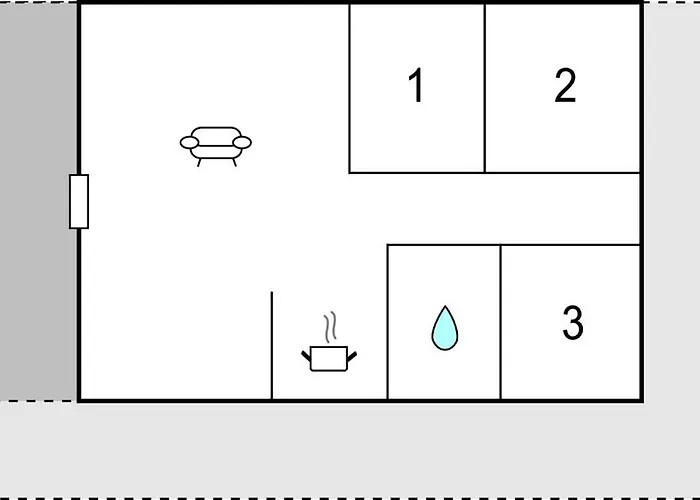 Casa de Férias Lovely In With Sauna Hemmet